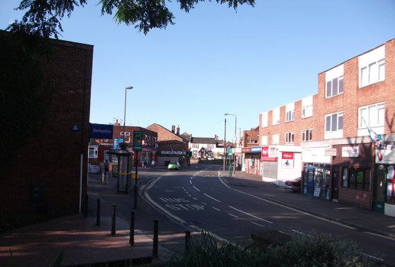 View down Sitwell Street