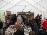 Busy food and gifts marquee