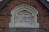 Barrow's Almshouses- Building Plaque