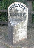 Parish boundary stone, Notts Road
