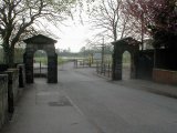 Former Field House gates, Park Road