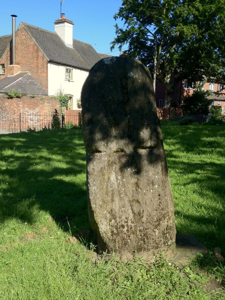 Photograph of Saxon Stone at St Werburgh's Church