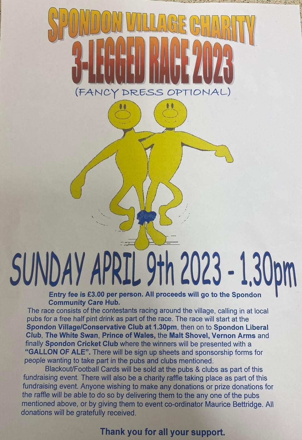 3 legged race 2023