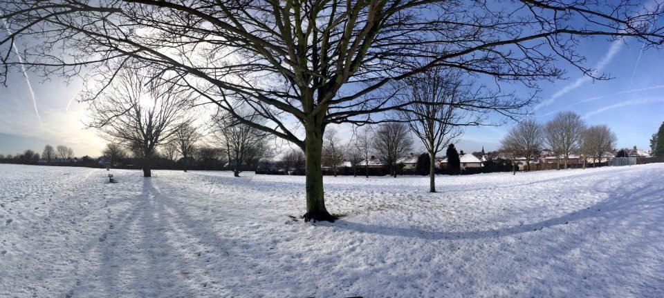 Photograph of Snow on Gravel Pit Rec