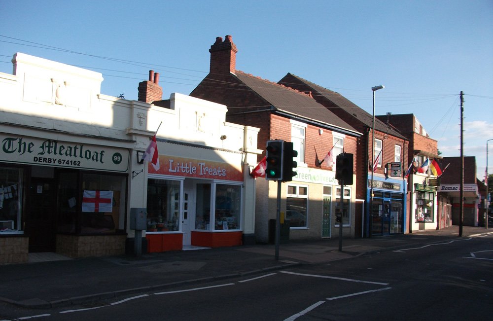 Photograph of Sitwell Street shops and businesses