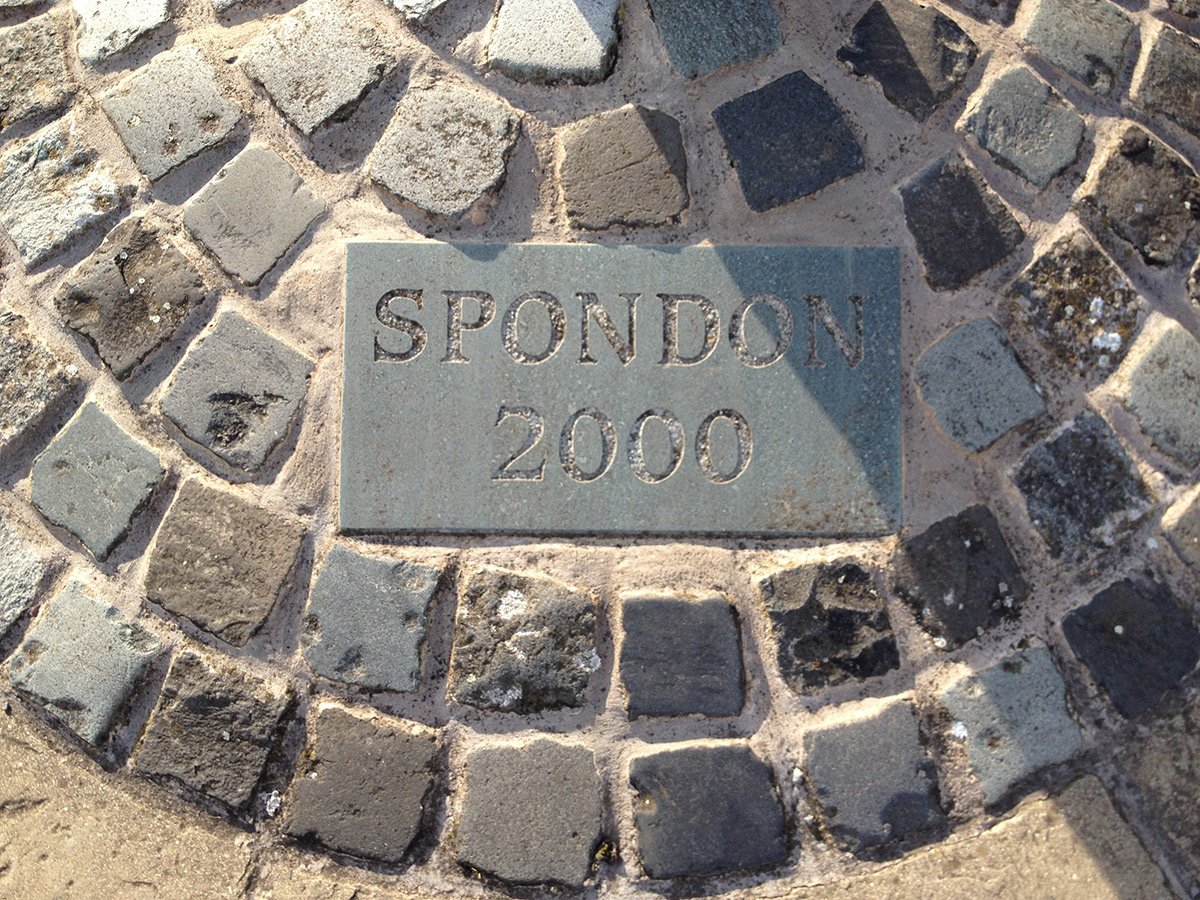 Photograph of Millenium Clock plaque
