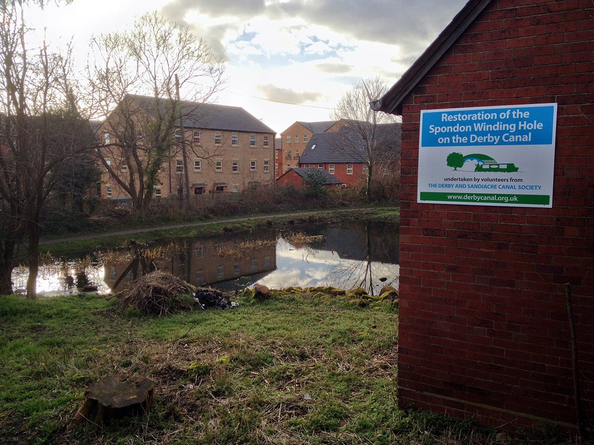 Photograph of Former canal winding hole