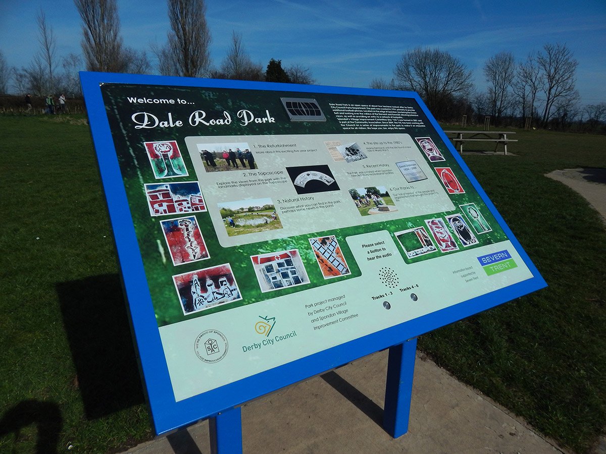 Photograph of Dale Road information Board