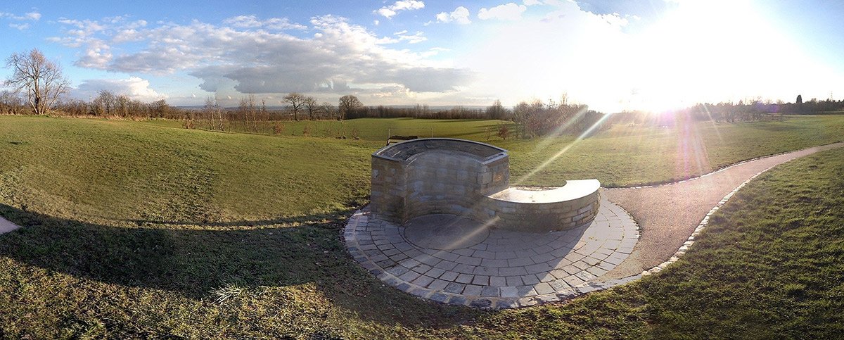 Photograph of Dale Road Toposcope panoramic view