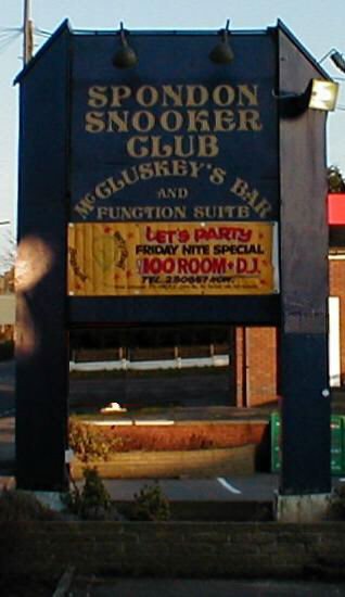 Photograph of McCluskeys Sign
