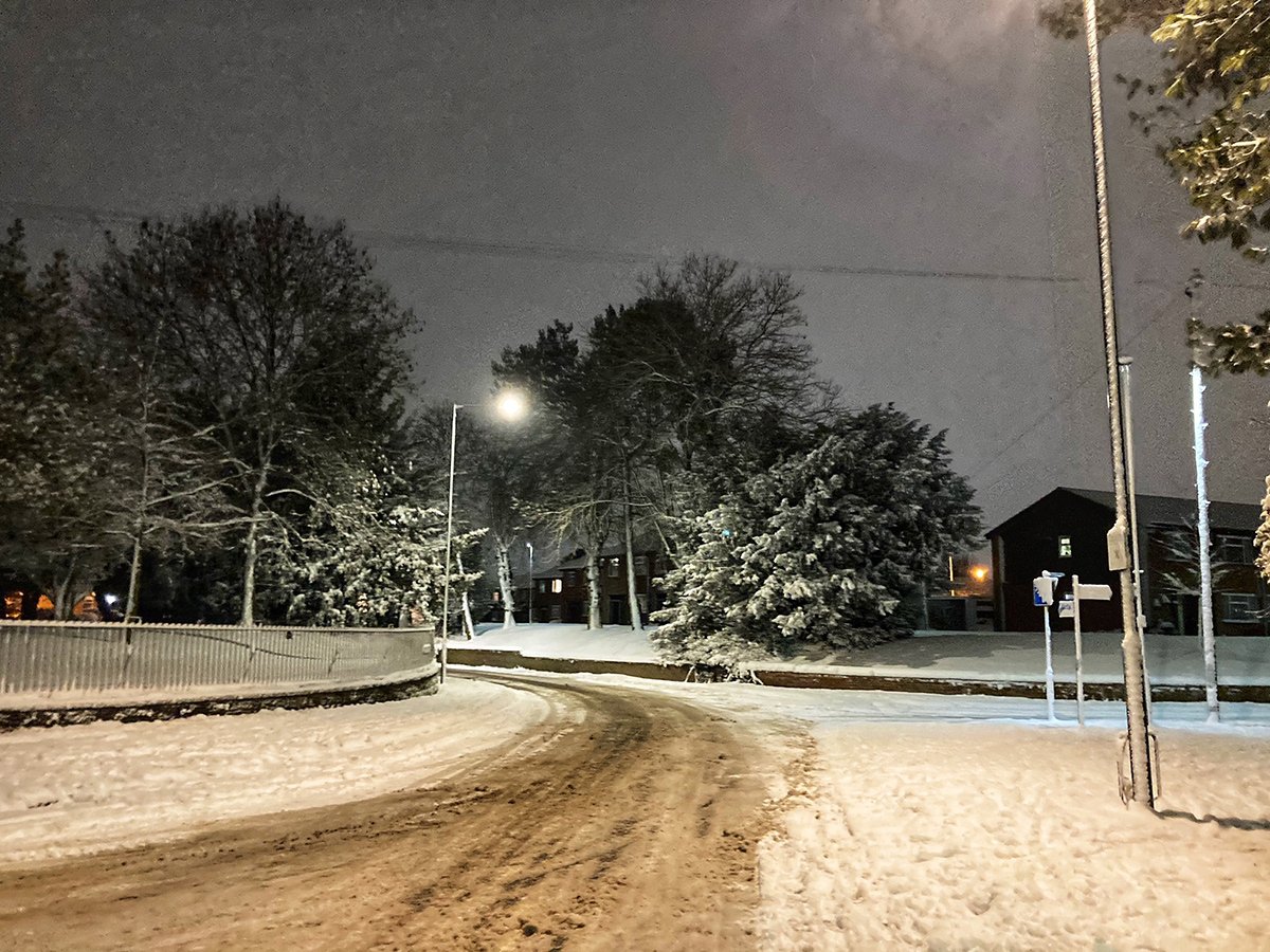 Photograph of Slushy going on the junction of Locko Road, Chapel Street and West Road
