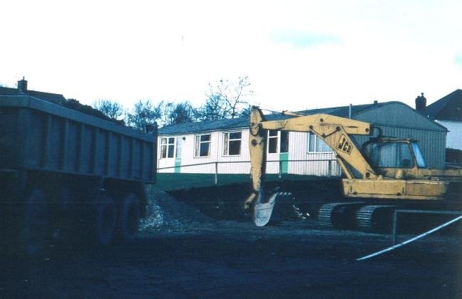 Photograph of Building of new village hall